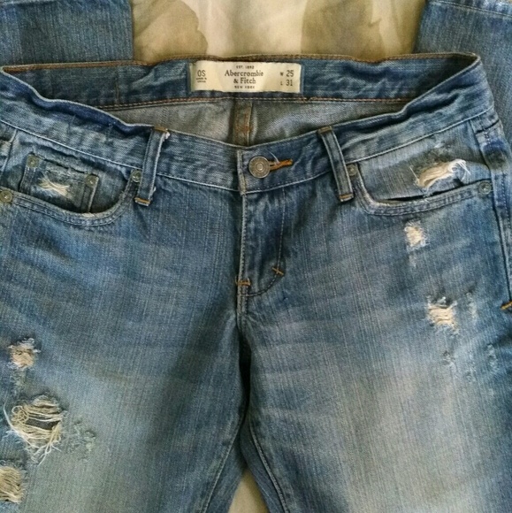 Abercrombie and Fitch Denim Jeans Size 0s - Picture 2 of 8